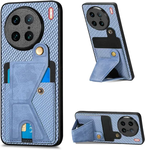 Vista 148 de Funda para Oppo K10x / OnePlus Nord CE 2 Lite 5G Funda para Realme 9 5G / 9 Pro / Q5 / V25 Funda de piel sintética con ranuras para tarjetas