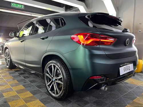 Vista 4 de VViViD+ Envoltura de vinilo mate verde esmeralda para auto (1 x 1,5 metros, verde esmeralda mate)