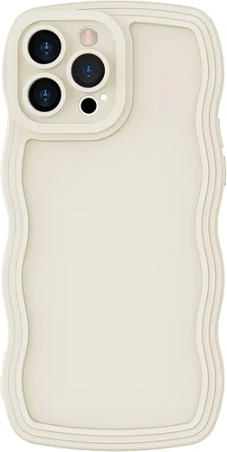 Vista 67 de Anuck Funda para iPhone 11 Case Wave, diseño de marco ondulado para mujeres y niñas, linda funda de teléfono estética ondulada de color sólido, TPU