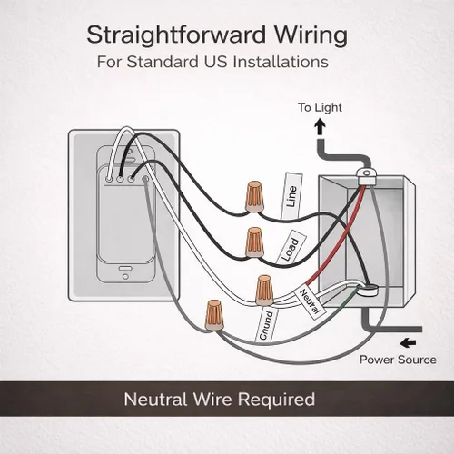 Vista 8 de LANBON Interruptor de luz inteligente L9 LCD: mira lo que controlas de un vistazo, pantalla activada por movimiento y luz automática inteligente