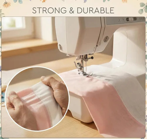 Vista 6 de ilauke 50 bobinas de hilo de coser con estuche, tamaño A Class15 bobinas de coser preenrolladas para máquina de coser, hilos de coser de poliéster