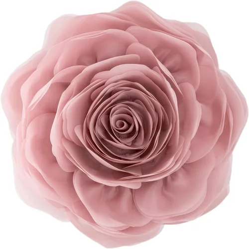 Vista 8 de JWH Fundas de almohada estéticas decorativas con diseño de flores, fundas de almohada redondas hechas a mano para dormitorio, cama, sofá, sala