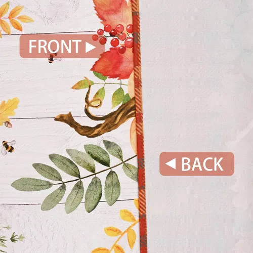 Vista 6 de FRAMICS Cortinas de otoño – 36 pulgadas de largo para cocina y baño de Acción de Gracias, 30 pulgadas de ancho x 36 pulgadas de largo, 2 paneles