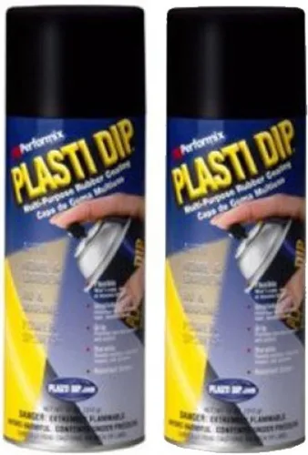 2 unidades Plasti Dip – mulit-purpose ml pulverizador Revestimiento de goma, color negro