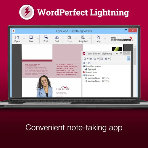 Vista 6 de Corel WordPerfect Office Home & Student 2021 Office Suite of Word Processor, Spreadsheets & Presentation Software [PC Disc]