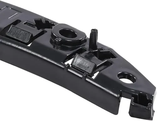 Vista 5 de CHEDA Soporte de parachoques delantero negro Guardabarros lado izquierdo y derecho compatible con Tesla Model 3 2017-2020 1084181-00-E, 1084182-00-E
