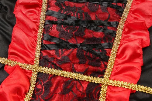 Vista 5 de Dormstop Disfraz de vampiro para niña, vestido de Halloween para fiesta de disfraces