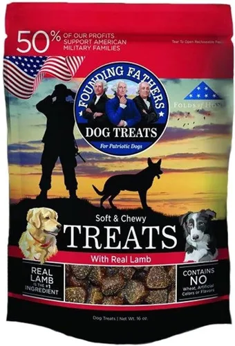 Vista 5 de Founding Fathers Golosinas suaves y masticables para perros, carne de res, 16 onzas (paquete de 1)