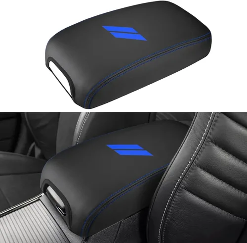 Vista 12 de INTGET Funda de consola central para accesorios Dodge Charger 2011-2020 2021 2022 2023 para Chrysler 300 2015-2022 Funda de reposabrazos de cuero