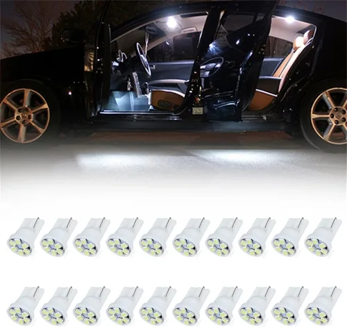 Vista 3 de cciyu T10 Cuña 147 Luz LED Bubs Blanco 194 168 Bombillas LED Panel de Instrumentos Medidor Luz de tablero