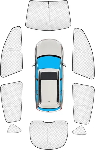 Vista 67 de KMF 6 piezas de parasoles gruesos para Mazda 3 Hatchback (No Sedán) 2014-2018 Accesorios, parasoles completos para parabrisas y ventanas de coche
