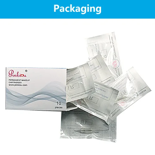 Vista 7 de Pinkiou - Máquina de tatuaje permanente para cejas con agujas