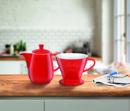 Vista 3 de Melitta Jarra Cafetera Porcelana 0,6 L Blanco