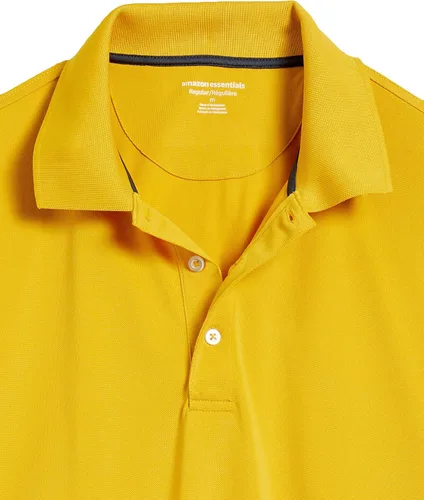 Vista 8 de Tienda Essentials Mens Regular-Fit Quick-Dry Golf Polo Shirt Available in Big Tall