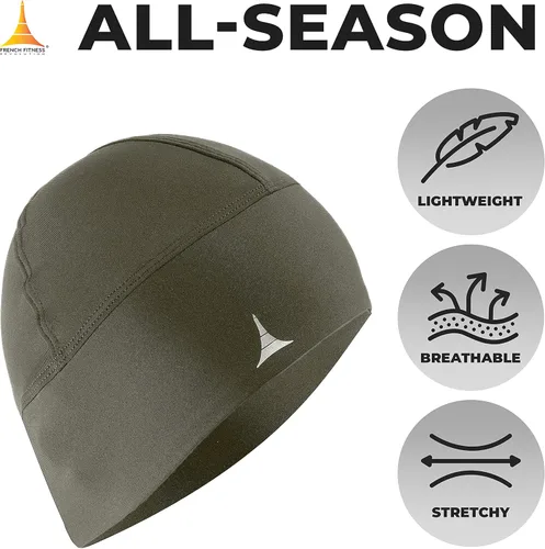 Vista 3 de Gorro para correr o forro para casco máxima retención térmica y absorción de la humedad. Se ajusta debajo de cascos.