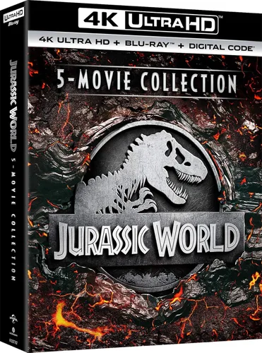 Vista 2 de Jurassic World 5-Movie Collection 4K Ultra HD Blu-ray Digital 4K UHD