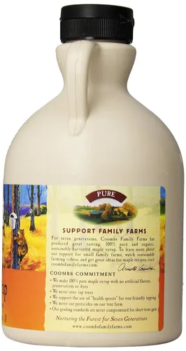 Vista 4 de Coombs Family Farms Jarabe de arce, grado A, color oscuro, sabor robusto, 32 onzas líquidas (paquete de 1)