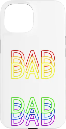 Vista 6 de Dad Best Daddy Proud Parent Old Man King Colorful Father Case for iPhone 16