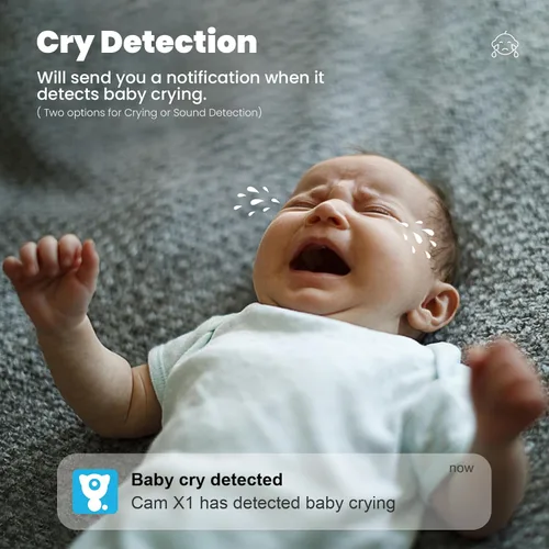 Vista 6 de litokam Cámara interior 2K, 360 cámaras de seguridad para el hogar con detección de movimiento, cámara para mascotas con aplicación de teléfono