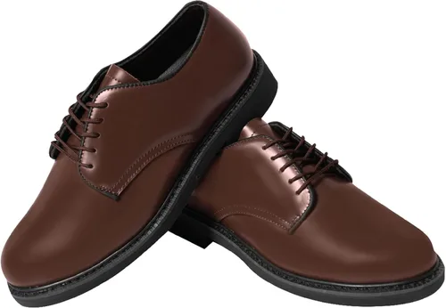 Vista 8 de Rothco Zapatos de vestir Oxford de uniforme formal clásico marrón