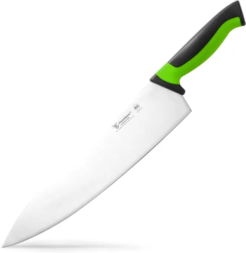 Vista 37 de Cuchillo de chef de 12 pulgadas, hoja de acero inoxidable de alto carbono certificada NSF – Mango ergonómico codificado por colores, cuchillo