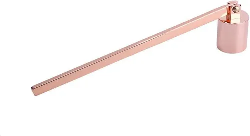 Vista 3 de Weiyirot Snuffer de velas, recortador de mecha de velas, herramienta de extinción de mechas de vela de acero inoxidable, cubierta de mecha, extintor