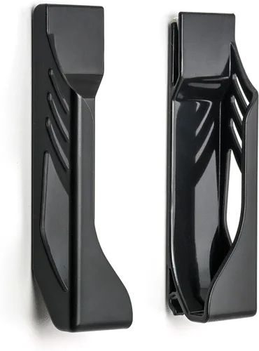 Vista 6 de Dockem Soporte de pared sin daños para iPhone: 14, 13, 12, 11, Pro, Plus, Mini, Pro Max, SE 2/3, XS/X, XS Max, XR, 8/7, 8/7+, S22, S21, S20: 3M Negro