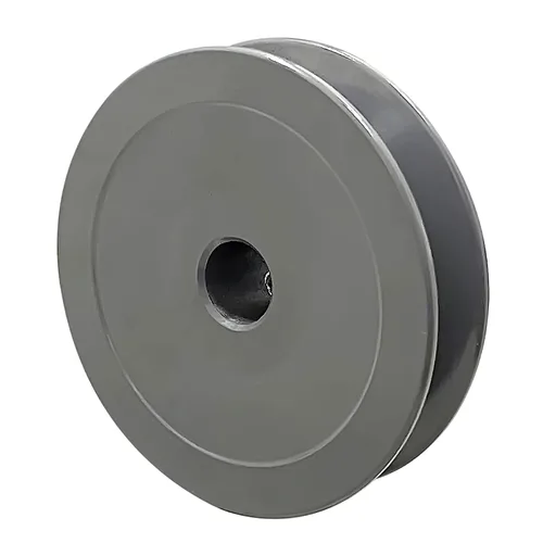 Vista 4 de 2.85 "OD 1/2" agujero único ranura V-correa polea, AK28-1/2 V-correa polea, hierro fundido, gris, una sección de correa, para V-Belt