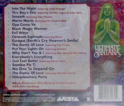 Vista 2 de Ultimate Santana 2007 Santana CD