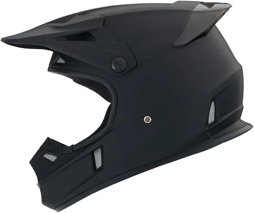 Vista 9 de Casco Motocross para Moto de Tierra BMX MX Casco de Cara Completa para Unisex-Adulto, Joven, Niño DOT