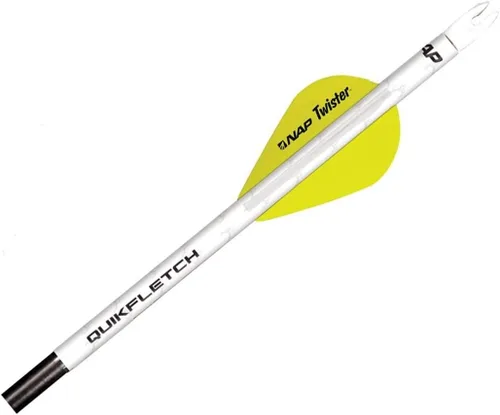 Vista 6 de New Archery Products Quikfletch Twister 2" 3-Paletas estabilizadoras para mayor precisión de flechas de arco compuesto y pernos de ballesta – 6