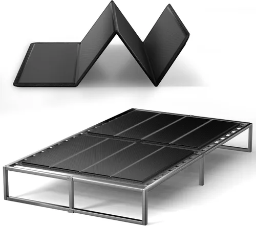 Base para Cama 10MM, Caja de Resorte Plegable, Ligera y Delgada, Transpirable, Minimiza el Ruido, Resistente a la Humedad, Soporte de Cama de Fideos