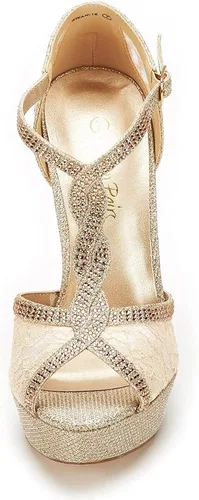 Vista 2 de DREAM PAIRS sandalias de tacón para mujer