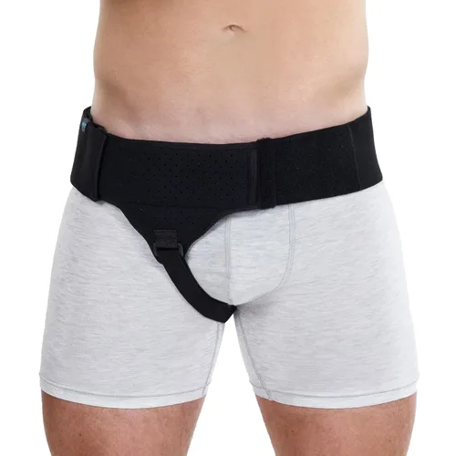 Vive Cinturón de hernia inguinal para hombres y mujeres, braguero de soporte de ingle izquierdo o derecho para compresión específica, alivio del
