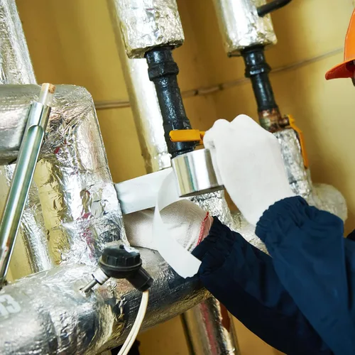 Vista 6 de MECCANIXITY Cinta de papel de aluminio, cinta de aluminio de 0.2 pulgadas x 50 yardas (1.96 mil), cinta HVAC de alta temperatura, cinta de aluminio