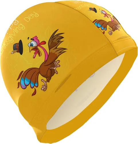 Vista 9 de Gorra de natación unisex para adultos, diseño divertido creativo de poliéster