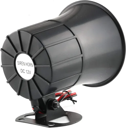 Vista 4 de E-outstanding Alarma de cuerno de sirena de seguridad DC12V 15W para sistema de alarma