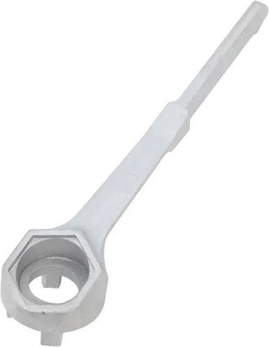 Vista 7 de Llave de aluminio de 10 pulgadas, herramienta universal para abridor de tapones de tambor de 10, 15, 20, 30, 55 galones