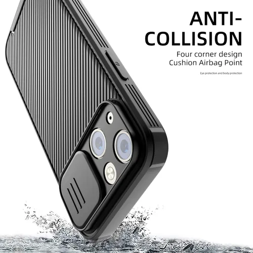 Vista 4 de Hitaoyou Funda magnética para iPhone 13 Mini, funda protectora para cámara iPhone 13 Mini [compatible con carga MagSafe] con cubierta deslizante