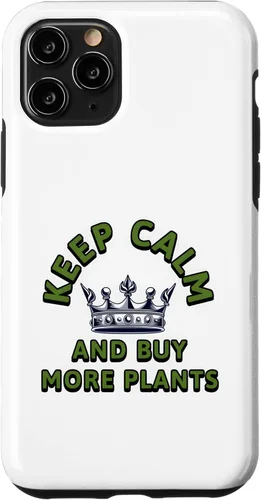 Vista 29 de Keep Calm and Buy More Plants Plant Lover Botanical Art Case for iPhone 16