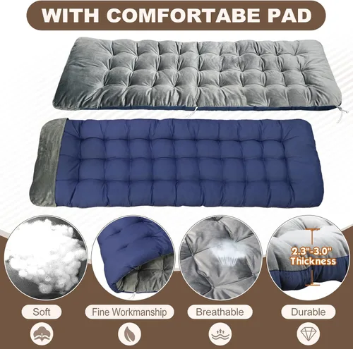 Vista 58 de DoCred Silla cómoda, silla plegable reclinable para dormitorio y sala de estar, sillas reclinables plegables para patio, silla de descanso con cojín