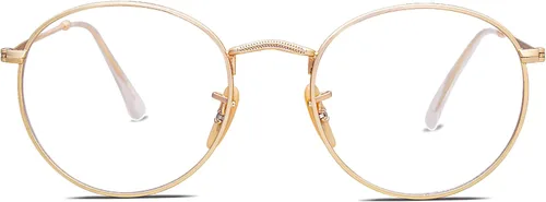 Vista 9 de SOJOS Blue Light Blocking Computer Glasses Round Eyewear Anti Blue Light Lens Preppy Chic SJ5024B