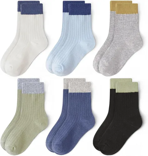 Vista 24 de Calcetines tobilleros antideslizantes para bebés con agarraderas para caminar de 0 meses a 7 años