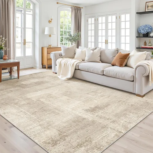 Vista 17 de zesthome Alfombras de 5 x 7 pulgadas - Alfombra lavable resistente a las manchas, alfombras modernas abstractas para sala de estar, dormitorio