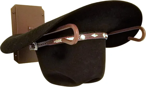 Vista 2 de Soporte para sombreros clásico de un nivel hecho en Estados Unidos óxido