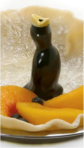 Vista 2 de Norpro Pájaro para pasteles, Negro