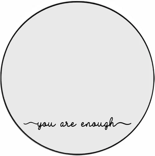 Vista 8 de You are Enough - Calcomanía de vinilo de afirmación de espejo de 18 x 2.3 pulgadas, calcomanía de espejo con citas de positividad para habitación
