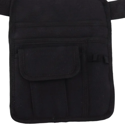 Vista 9 de Diydeg Delantal de servidor, bolsa de dinero de cintura con cinturón ajustable, soporte para lápices y soporte para cheques, bolsa de accesorios