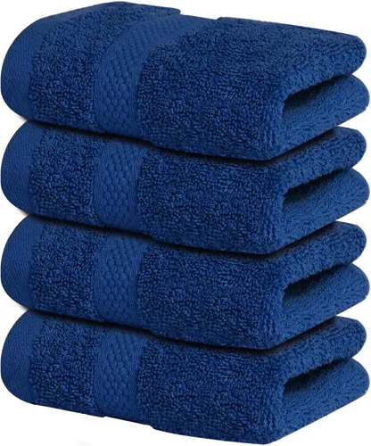 Vista 17 de Infinitee Xclusives Paños de lavado de 100 % algodón de alta calidad para ducha, paquete de 4, 12 x 12 pulgadas, altamente absorbentes, para baño