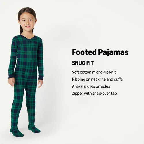 Vista 3 de Tienda Essentials Pijamas de vacaciones unisex para adultos, paquete múltiple